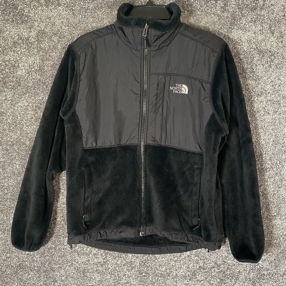 North Face Denali 2 Jacket Womens Small‎ Black Soft Cozy Plush Full Zip Fleece